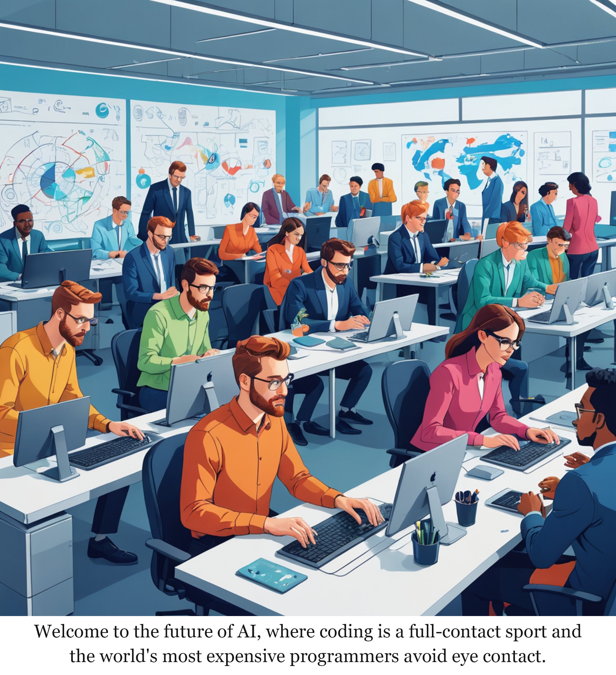 OpenAI’s London staff receive average of £2.3m per person annually — one-panel cartoon