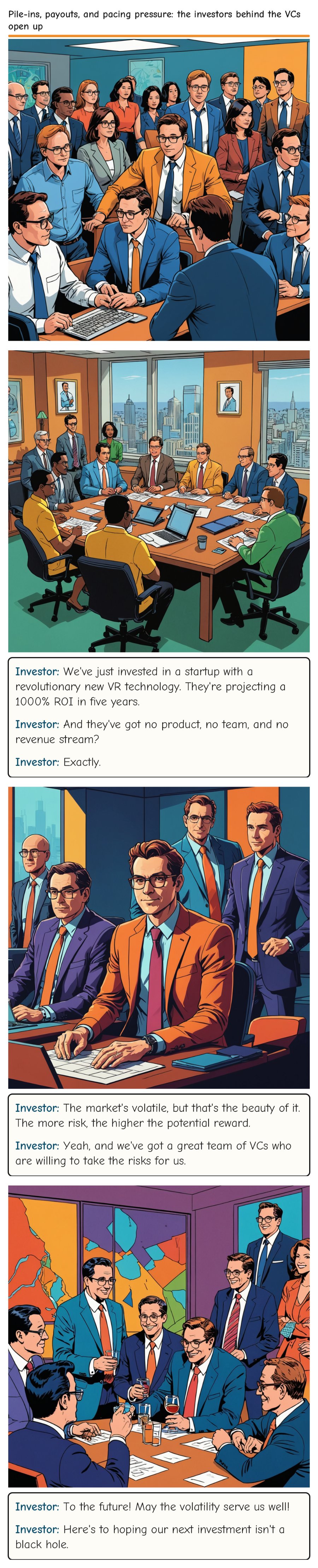 Pile-ins, payouts, and pacing pressure: the investors behind the VCs open up