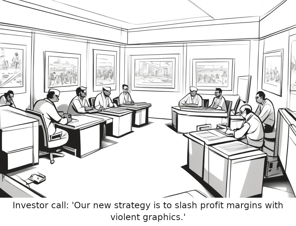 PlayStation gambles with 18-rated Wolverine game - will it pay off? — one-panel cartoon