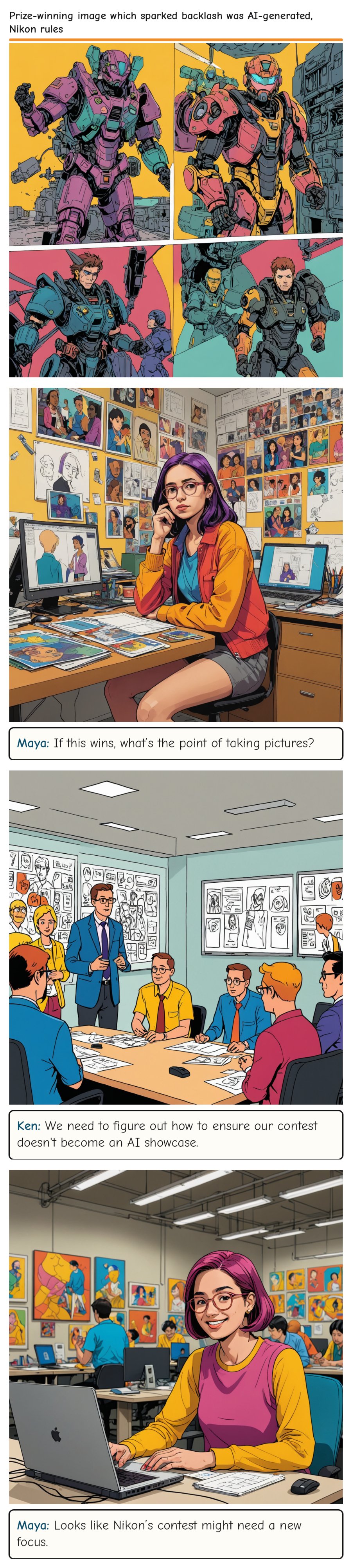 Prize-winning image which sparked backlash was AI-generated, Nikon rules