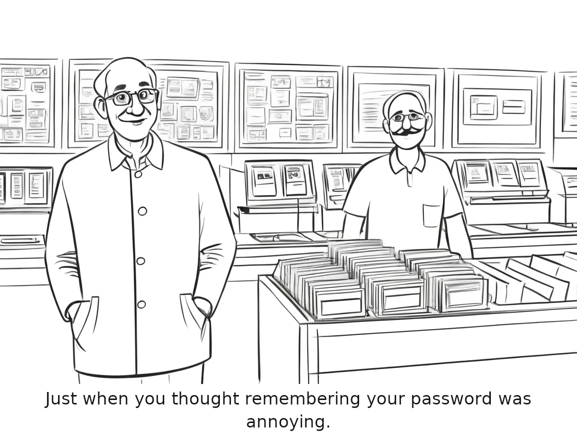 Just when you thought remembering your password was annoying.
