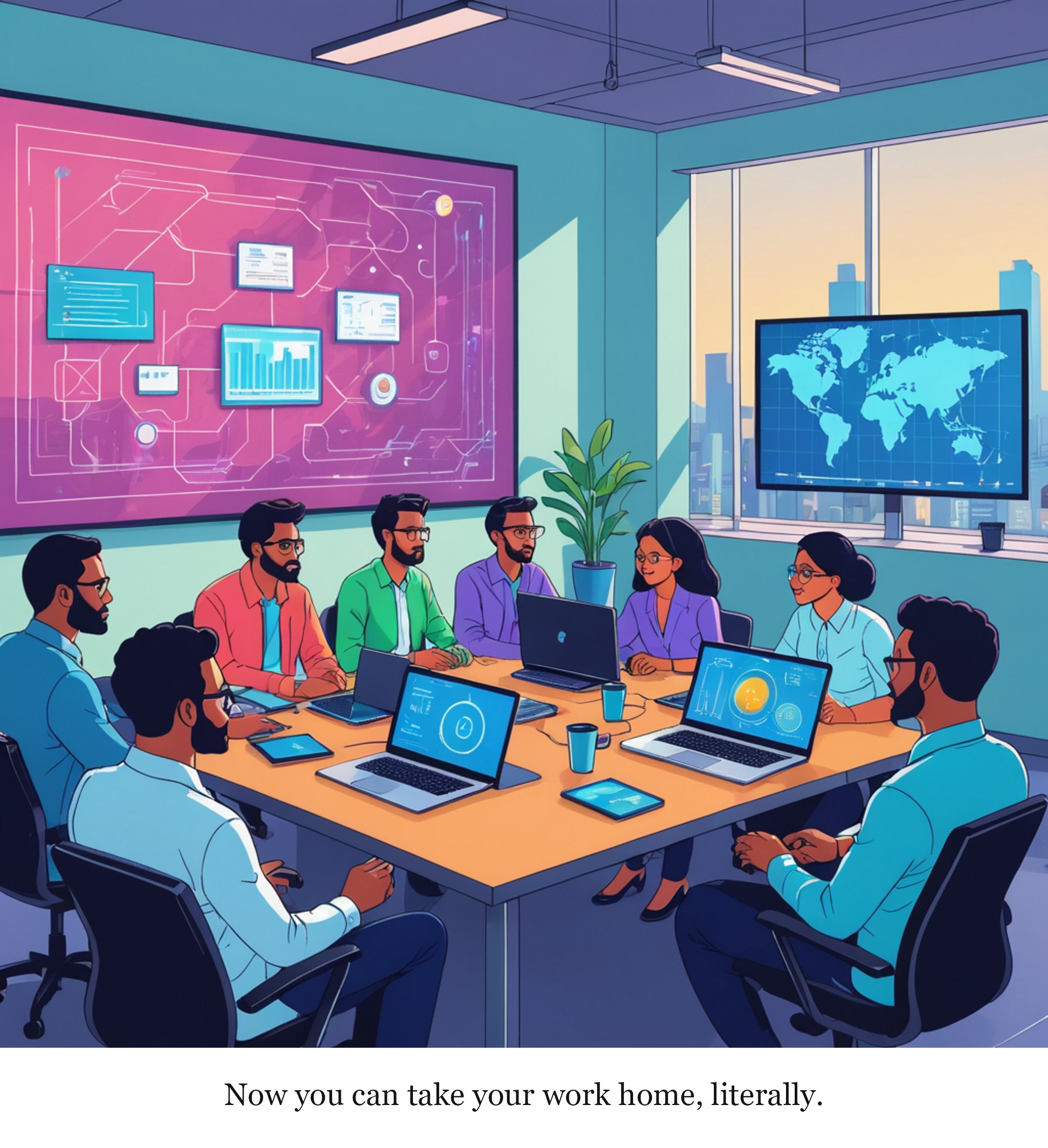 Singapore Boffins Weave a GUI Into Fabric — one-panel cartoon