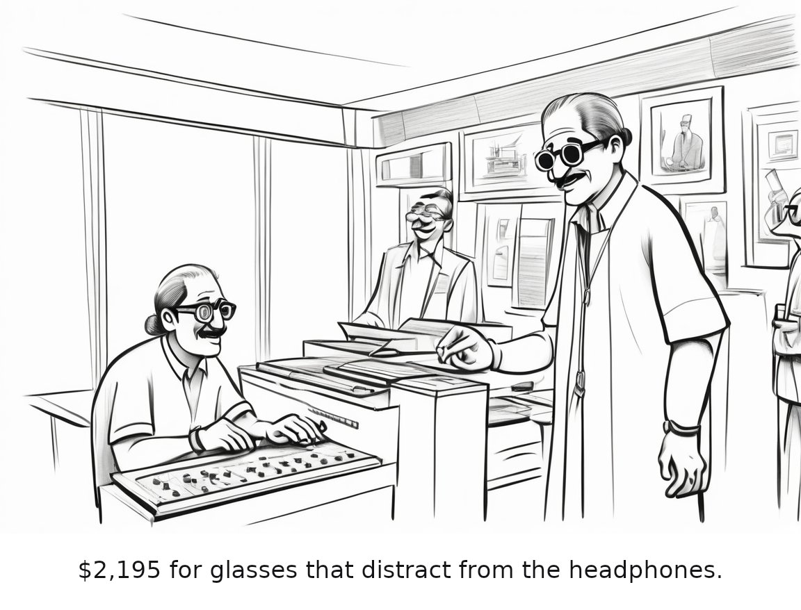 Snap Specs hands on: Standalone AR glasses are here — one-panel cartoon