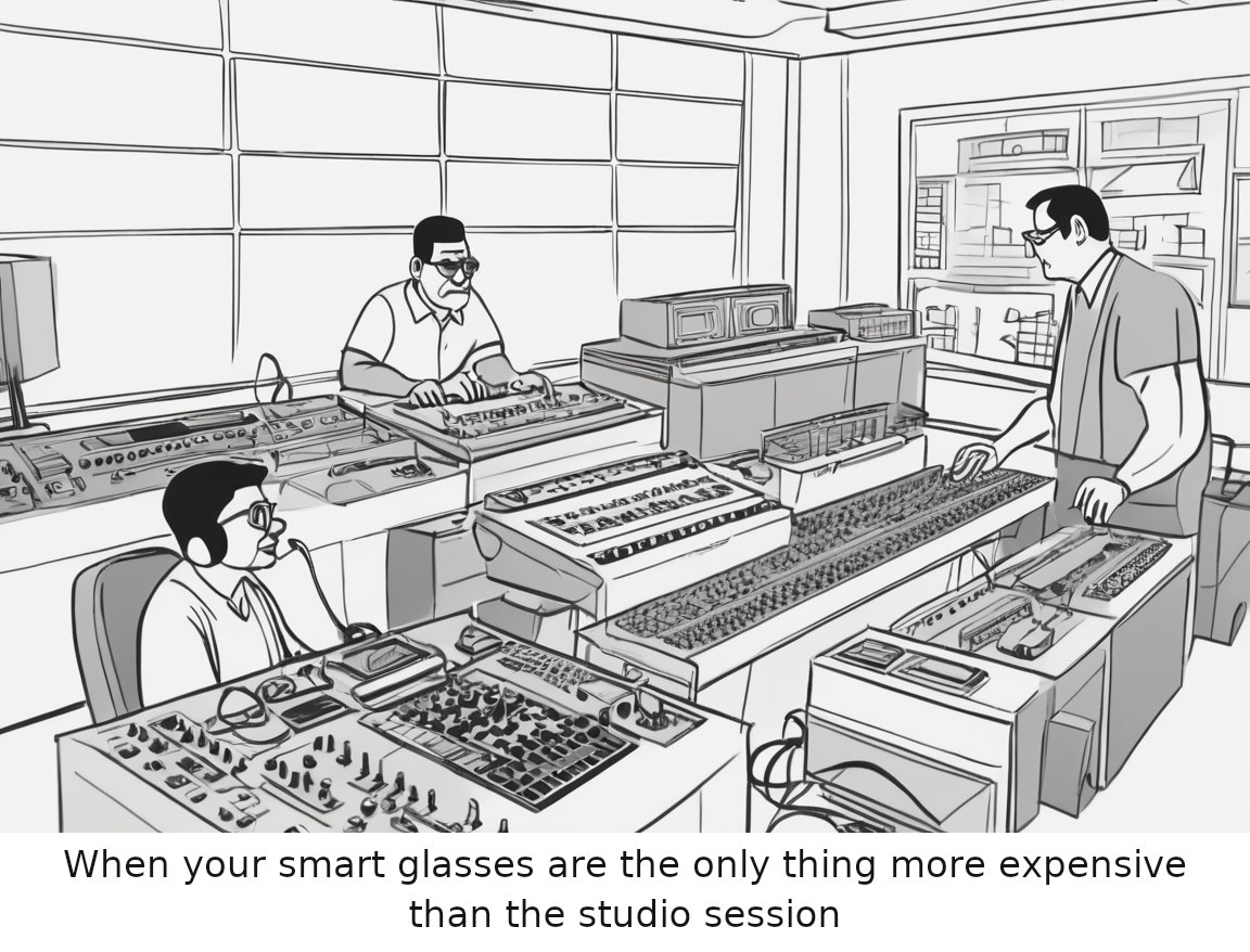 Snap tries to make the case again for its $2,200 smart glasses — one-panel cartoon