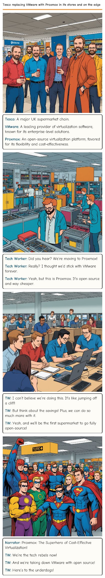 Tesco replacing VMware with Proxmox in its stores and on the edge