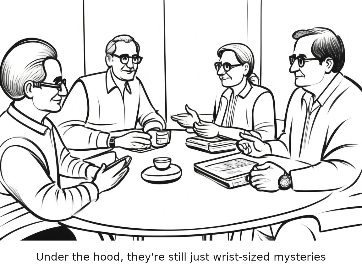 The Apple Watch Series 12 is the start of a new wearable era — one-panel cartoon