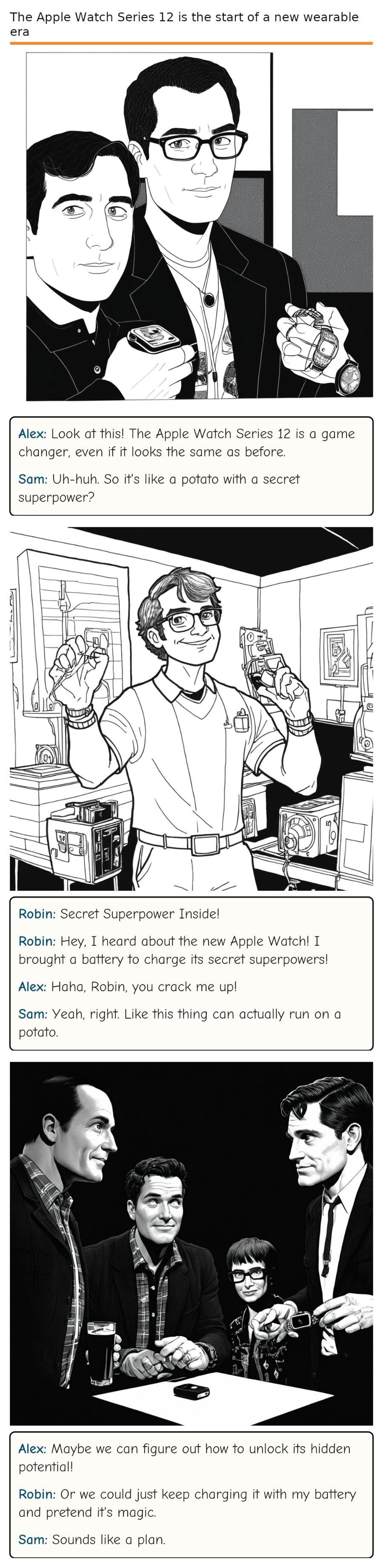 The Apple Watch Series 12 is the start of a new wearable era — comic strip