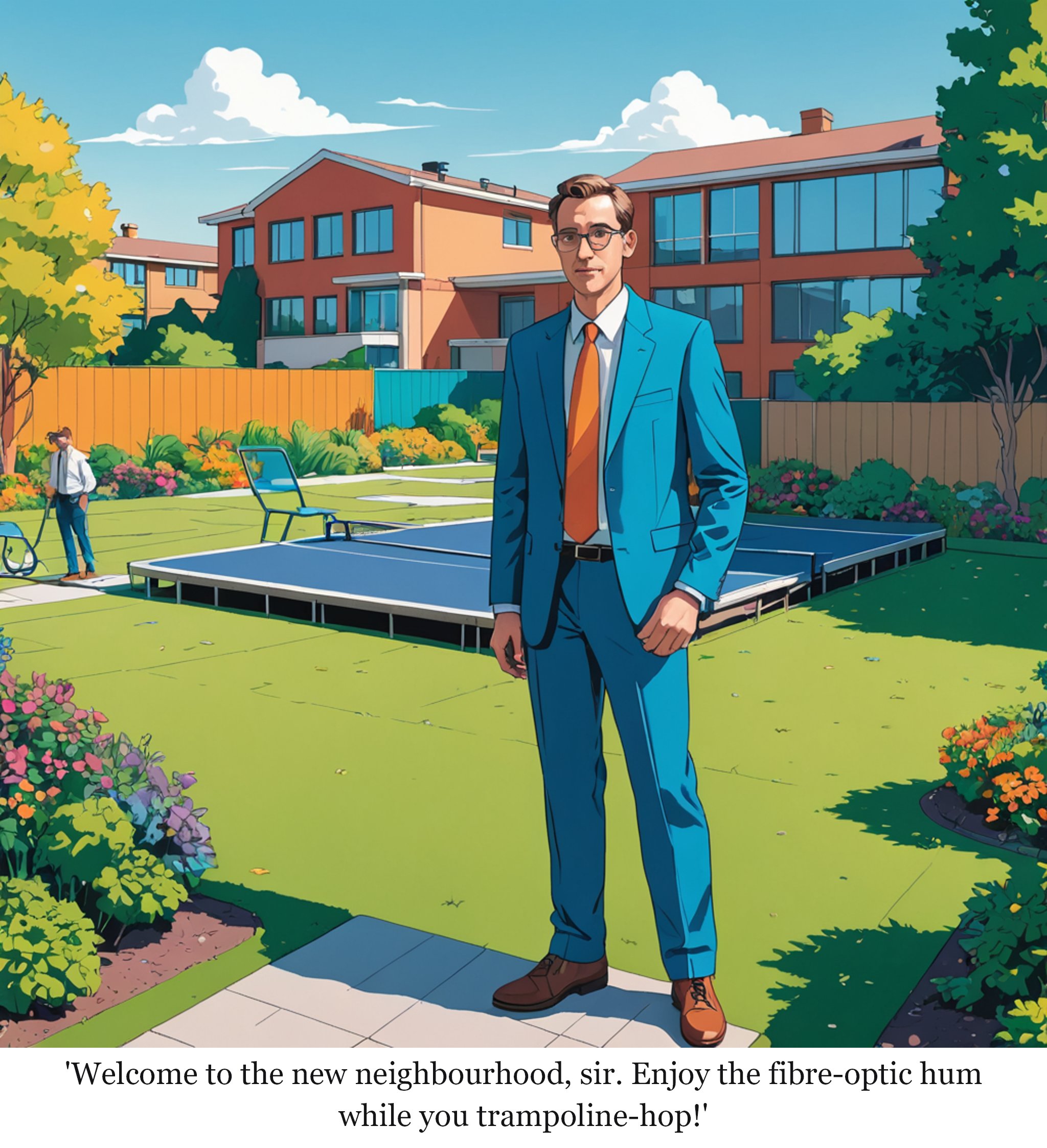The datacentre next door: on the frontline of tech’s latest David v Goliath battle — one-panel cartoon