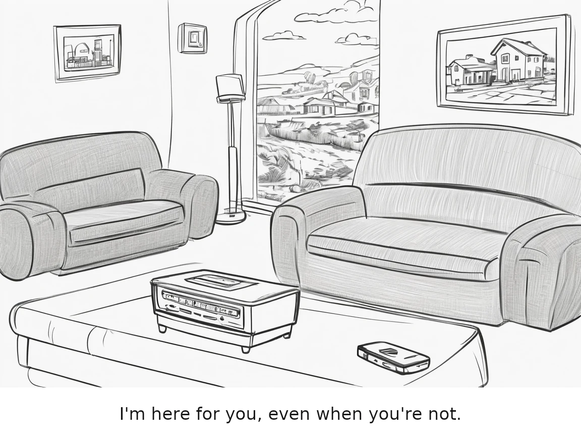 I'm here for you, even when you're not.