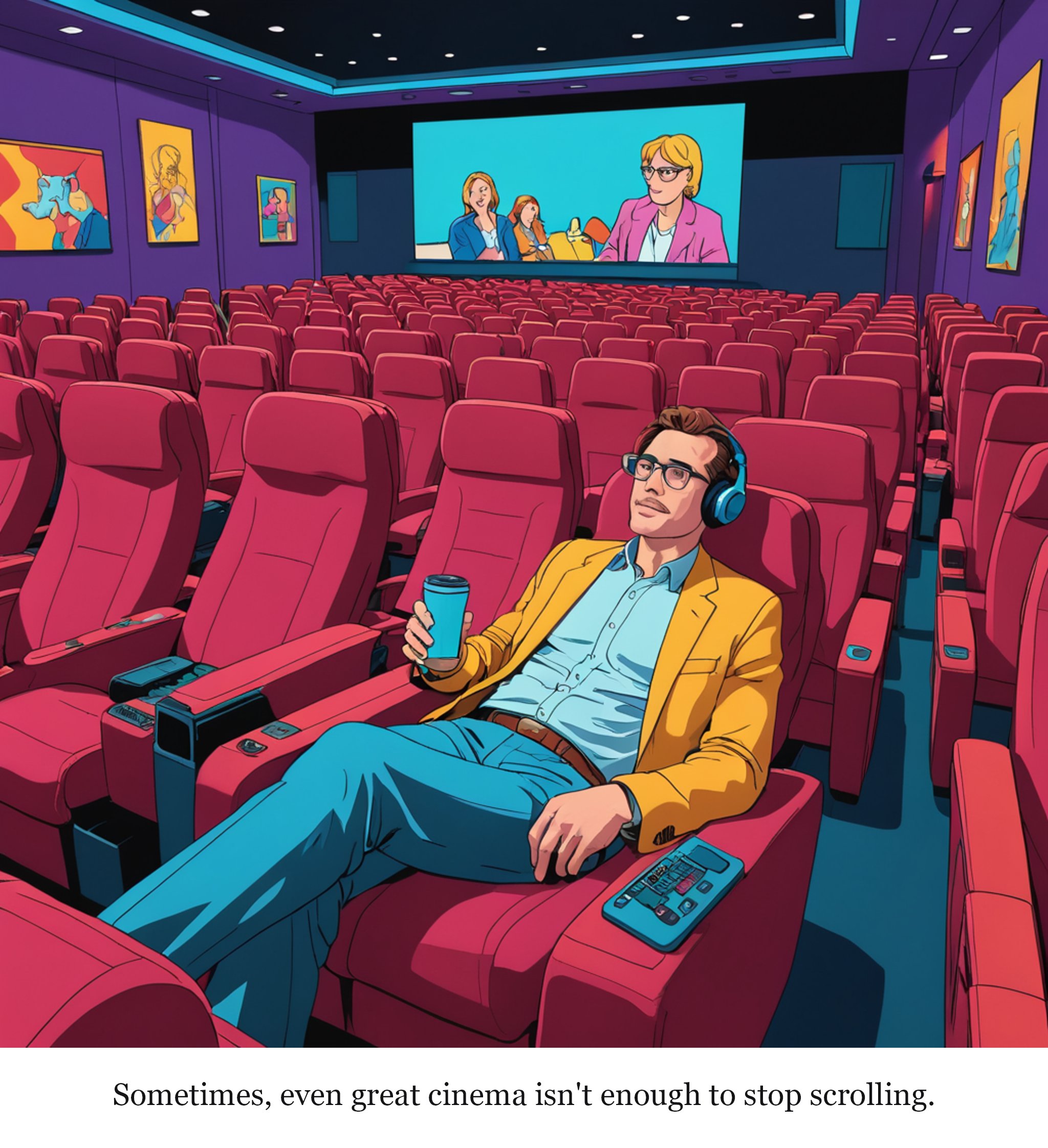 The Social Reckoning is flopping at the box office — one-panel cartoon