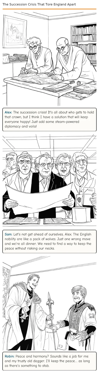 The Succession Crisis That Tore England Apart