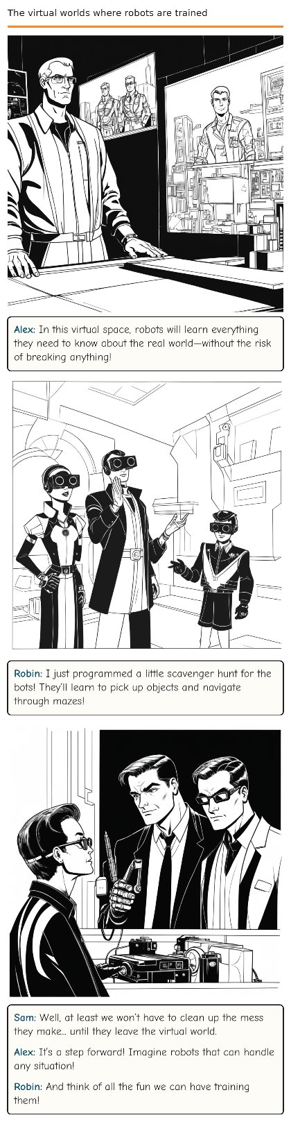 The virtual worlds where robots are trained