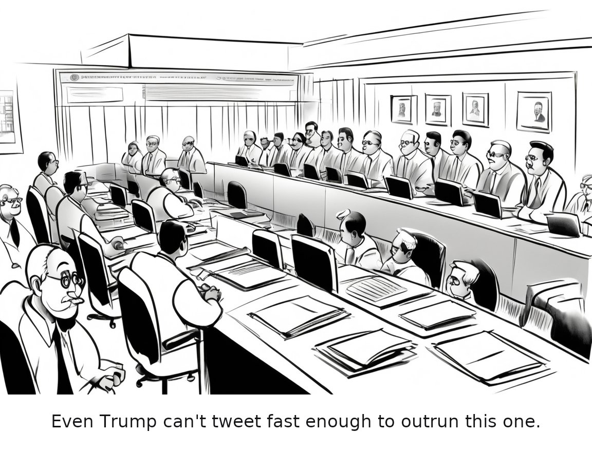 Trump facing AI backlash in Congress as push for guardrails intensifies — one-panel cartoon