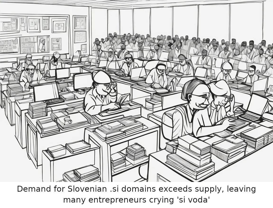Demand for Slovenian .si domains exceeds supply, leaving many entrepreneurs crying 'si voda'