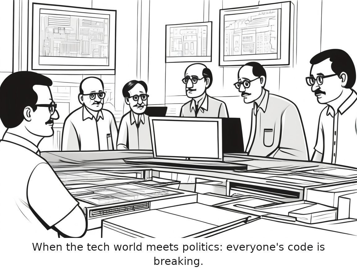 Trump suggests rebranding AI with a new name, says he’s also creating an AI Force — one-panel cartoon