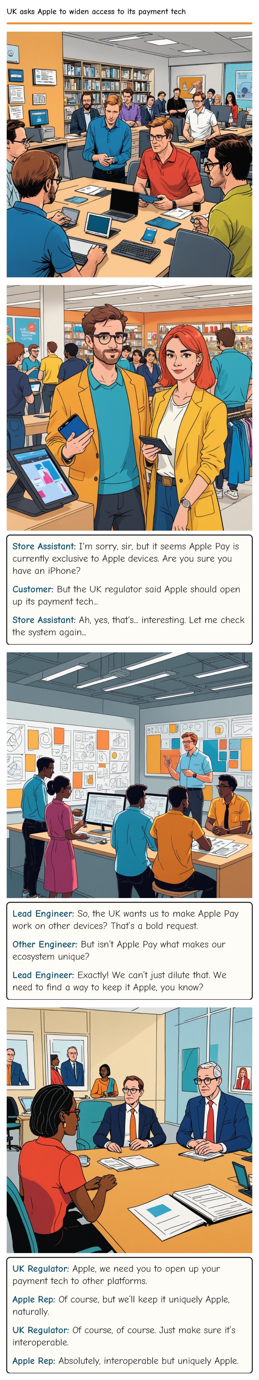 UK asks Apple to widen access to its payment tech