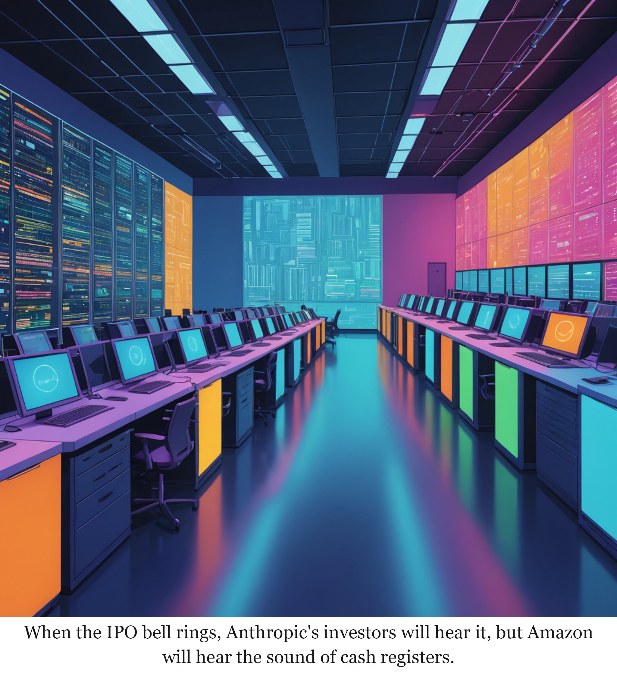 When the IPO bell rings, Anthropic's investors will hear it, but Amazon will hear the sound of cash registers.