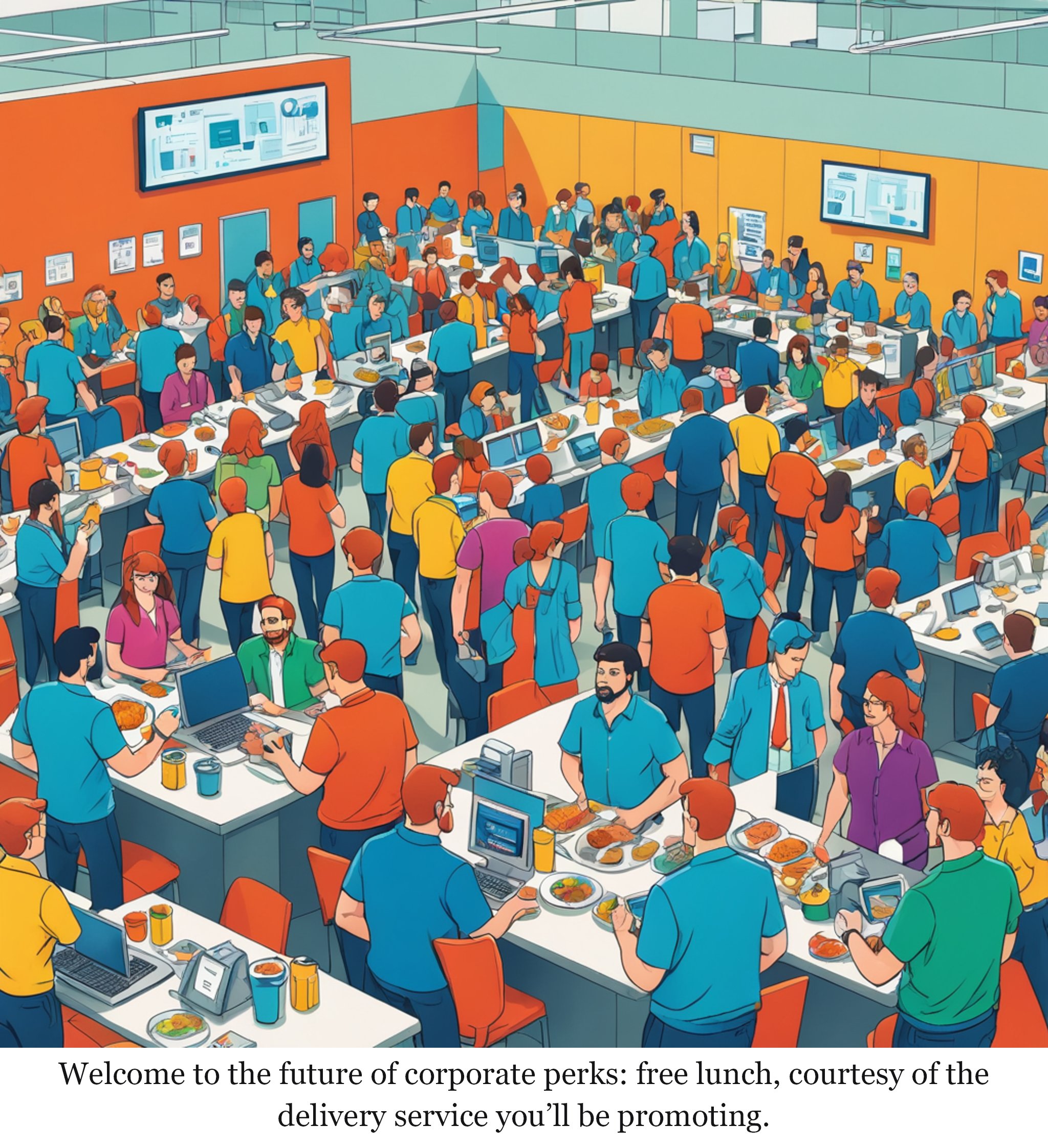 Walmart’s Flipkart is quietly building a food delivery challenger in India — one-panel cartoon