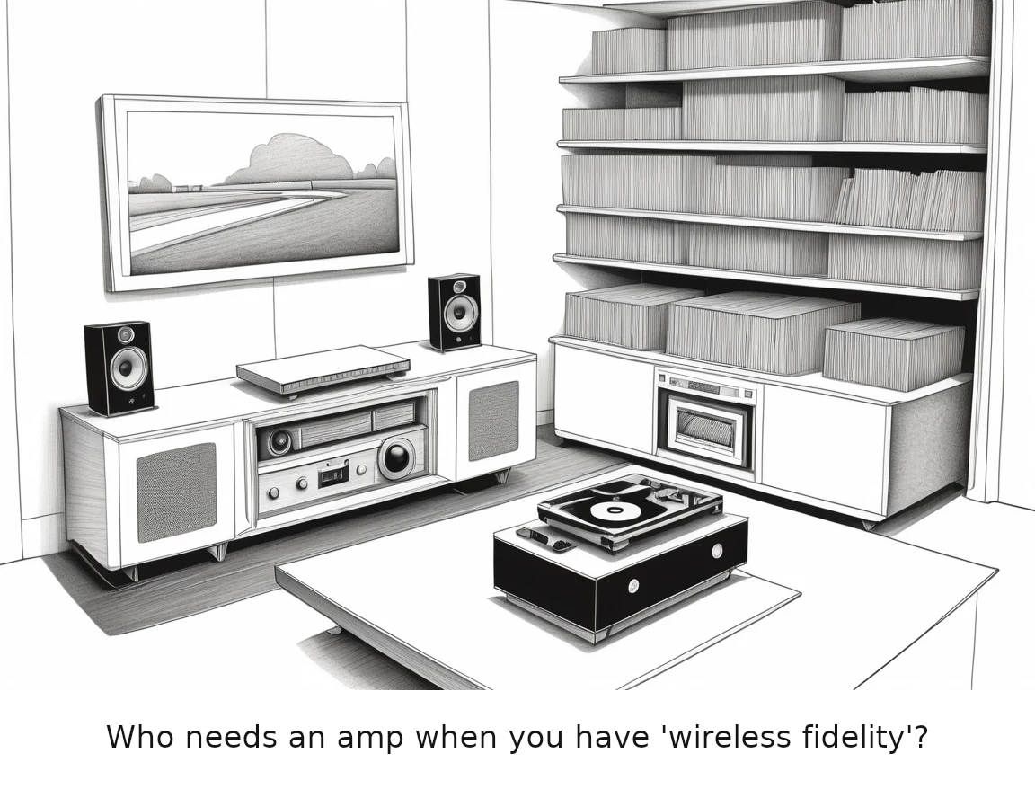 Who needs an amp when you have 'wireless fidelity'?