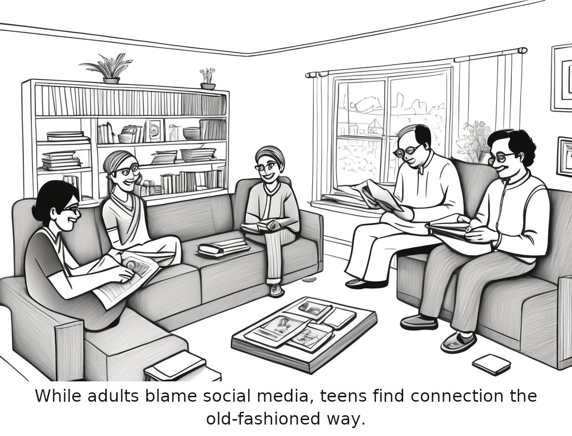 What if social media isn’t hurting kids? — one-panel cartoon