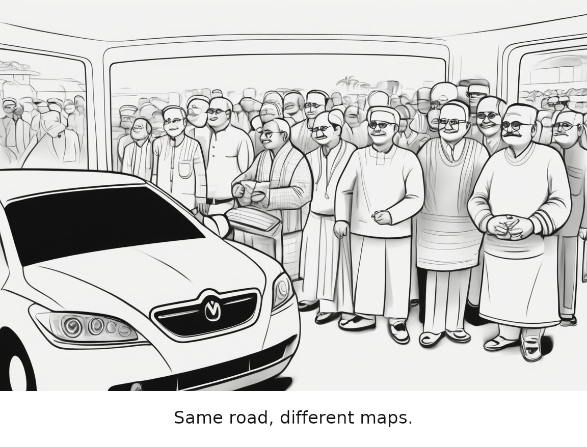 What is the difference between Apple CarPlay and CarPlay Ultra? — one-panel cartoon