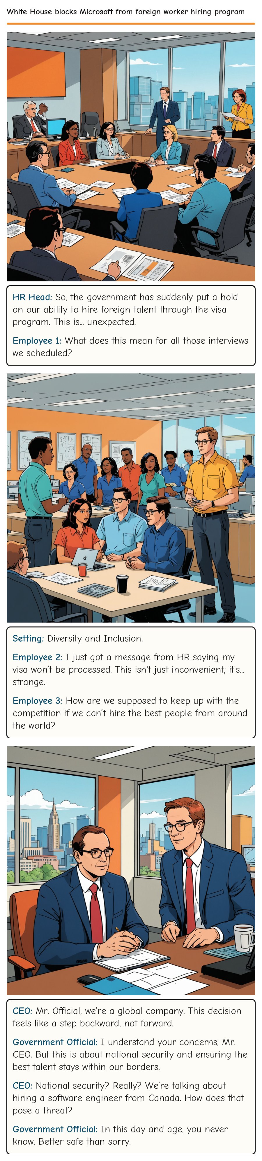 White House blocks Microsoft from foreign worker hiring program
