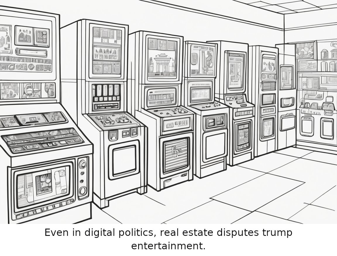 White House pulls Tetris-style 'Build The Wall' game after copyright concern — one-panel cartoon
