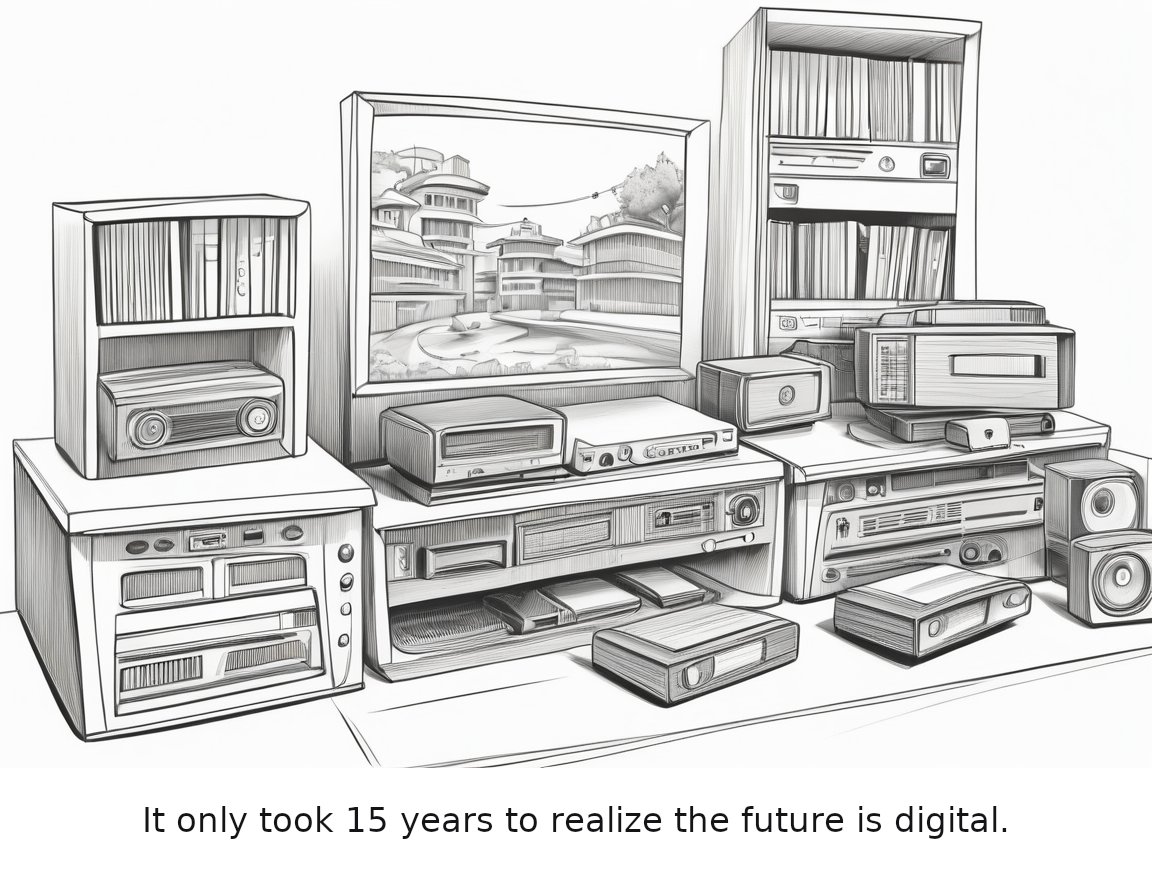 Xbox’s clever disc-to-digital feature was 15 years in the making — one-panel cartoon
