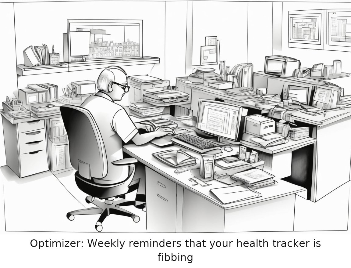 Your ‘health age’ is fake — one-panel cartoon