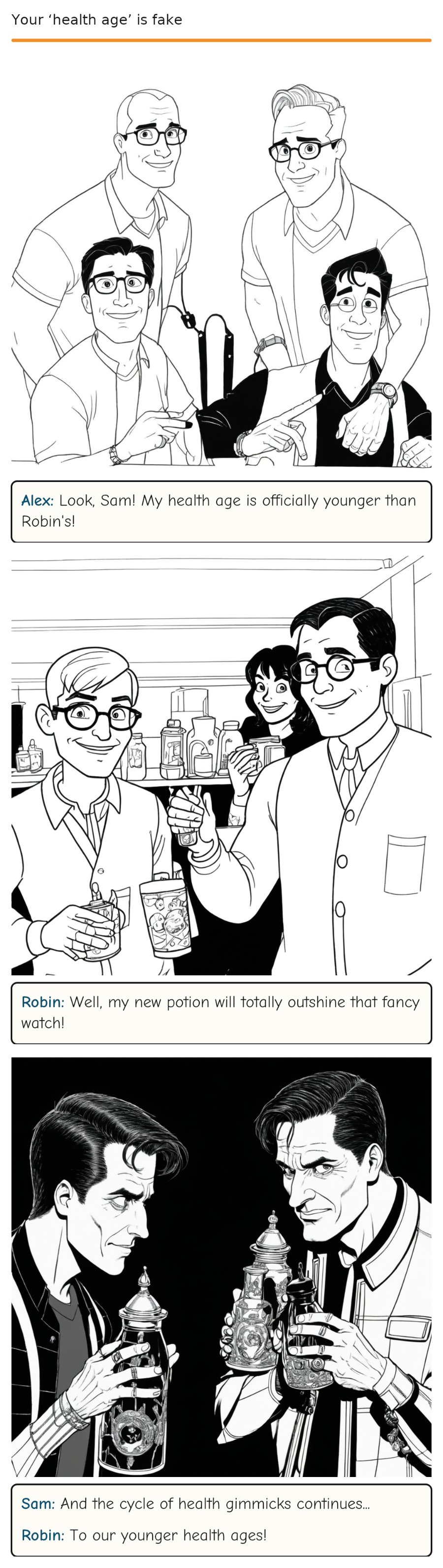 Your ‘health age’ is fake — comic strip