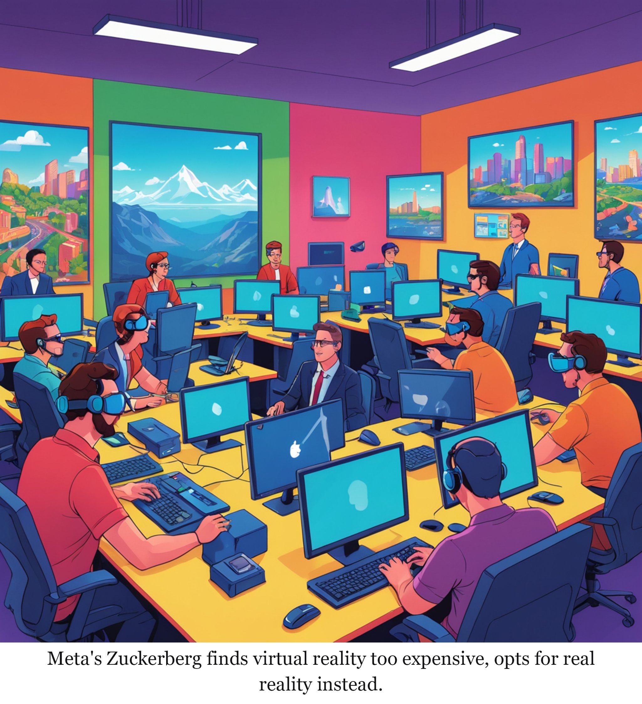 Zuckerberg wins Meta deal to help him foot bill for possible California billionaire tax — one-panel cartoon